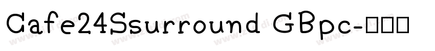 Cafe24Ssurround GBpc字体转换